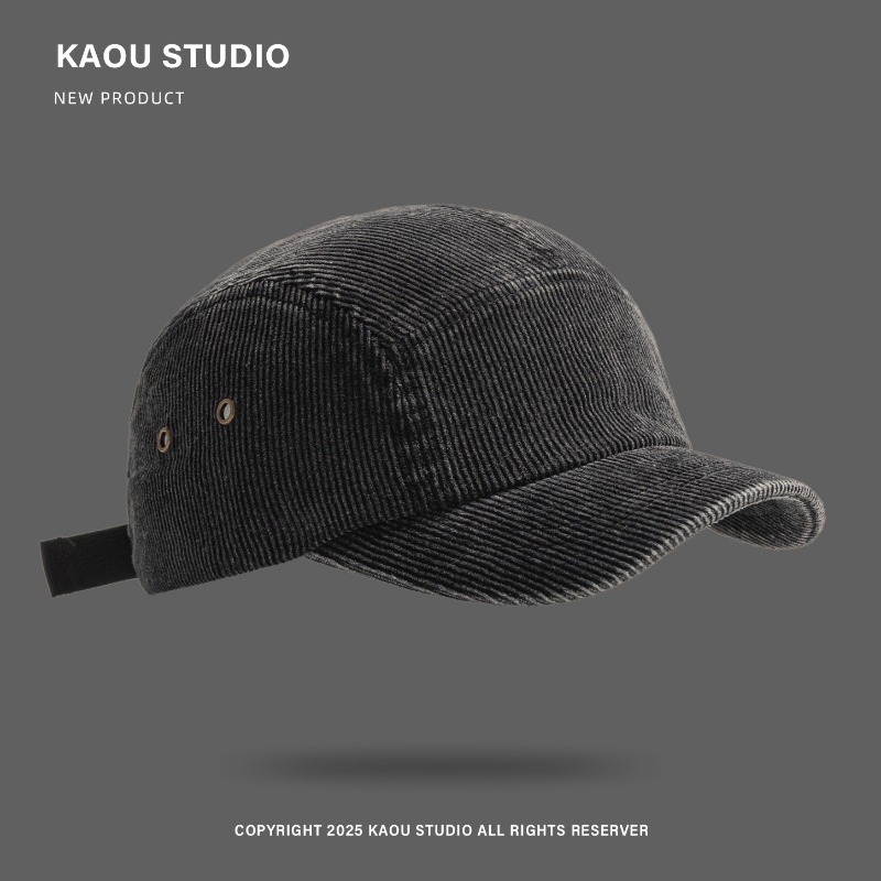 หมวกคอร์ดูรอย 5 แผงแบบยูนิเซ็ก - Corduroy Cap 5 Panel บทวิจารณ์และราคา