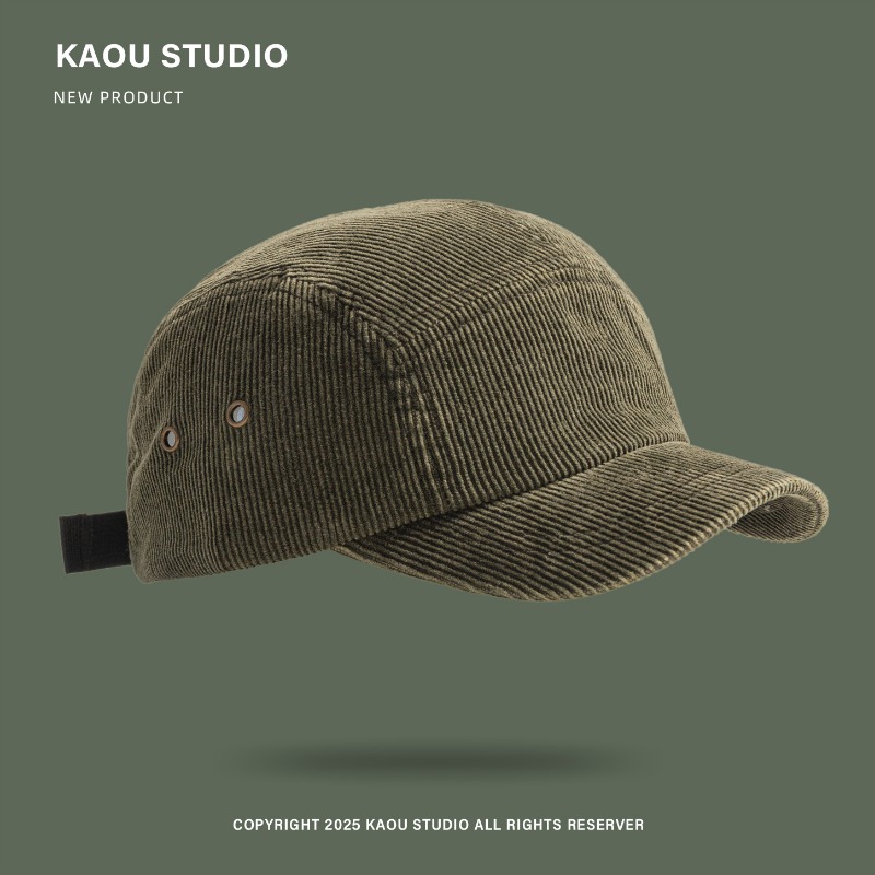 หมวกคอร์ดูรอย 5 แผงแบบยูนิเซ็ก - Corduroy Cap 5 Panel บทวิจารณ์และราคา
