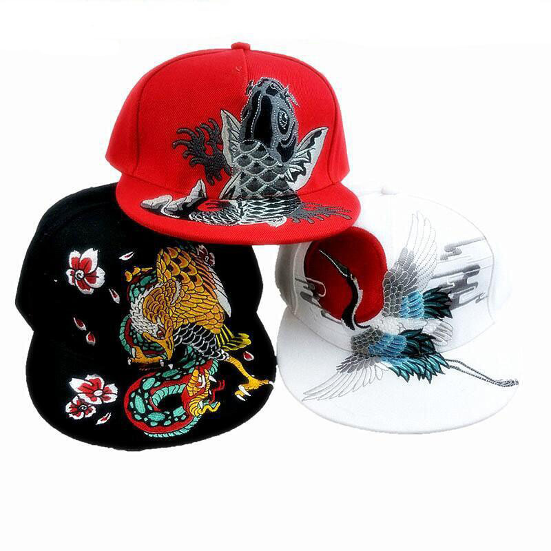 หมวกแก๊ปเบสบอลปักหมุดหมวกปีกแบ - Snapback Hat Flat บทวิจารณ์และราคา