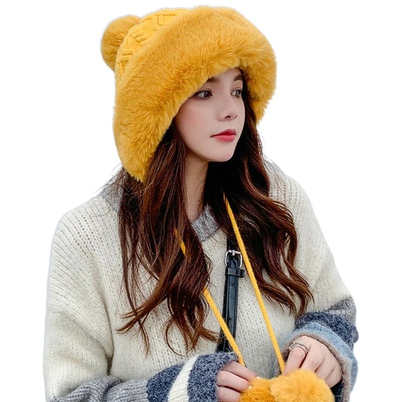 ผู้หญิงฤดูหนาว WARM Thicken Pl - Trapper Hat Ear Flap บทวิจารณ์และราคา