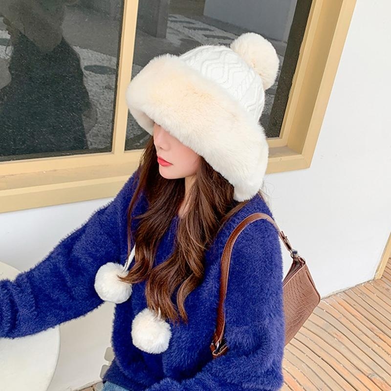 ผู้หญิงฤดูหนาว WARM Thicken Pl - Trapper Hat Ear Flap บทวิจารณ์และราคา