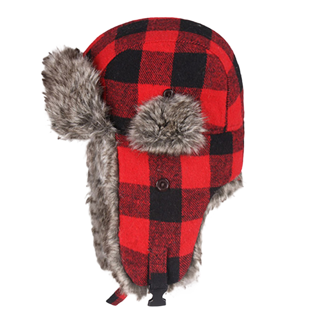 หมวกกันหนาวลายสก็อตบัฟฟาโล ชอล - Winter Trapper Hat บทวิจารณ์และราคา