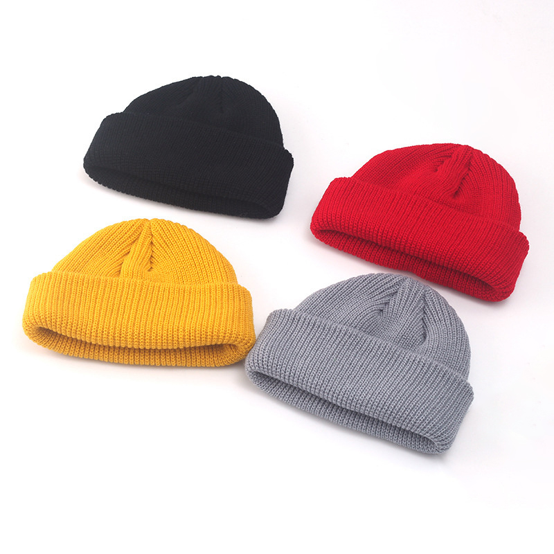 หมวกบีนนี่แบบยูนิเซ็กซ์ หมวกไห - Beanie Cuffed Knit บทวิจารณ์และราคา