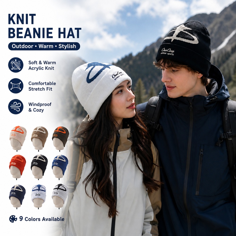 หมวกบีนนี่ถักสำหรับฤดูหนาวแบบย - Beanie Cuffed Knit บทวิจารณ์และราคา