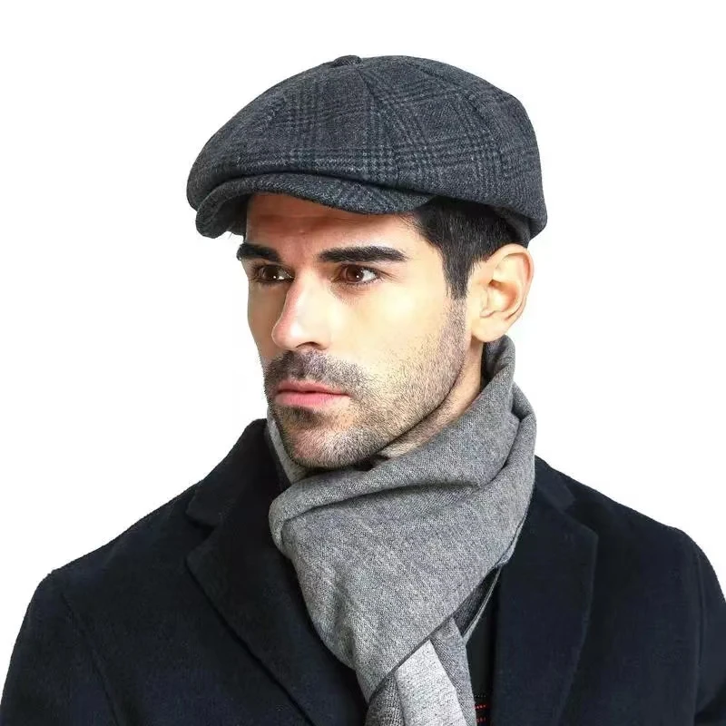 หมวกแก๊ปทรงนิวส์บอย ลายก้างปลา - Newsboy Cap Ivy บทวิจารณ์และราคา