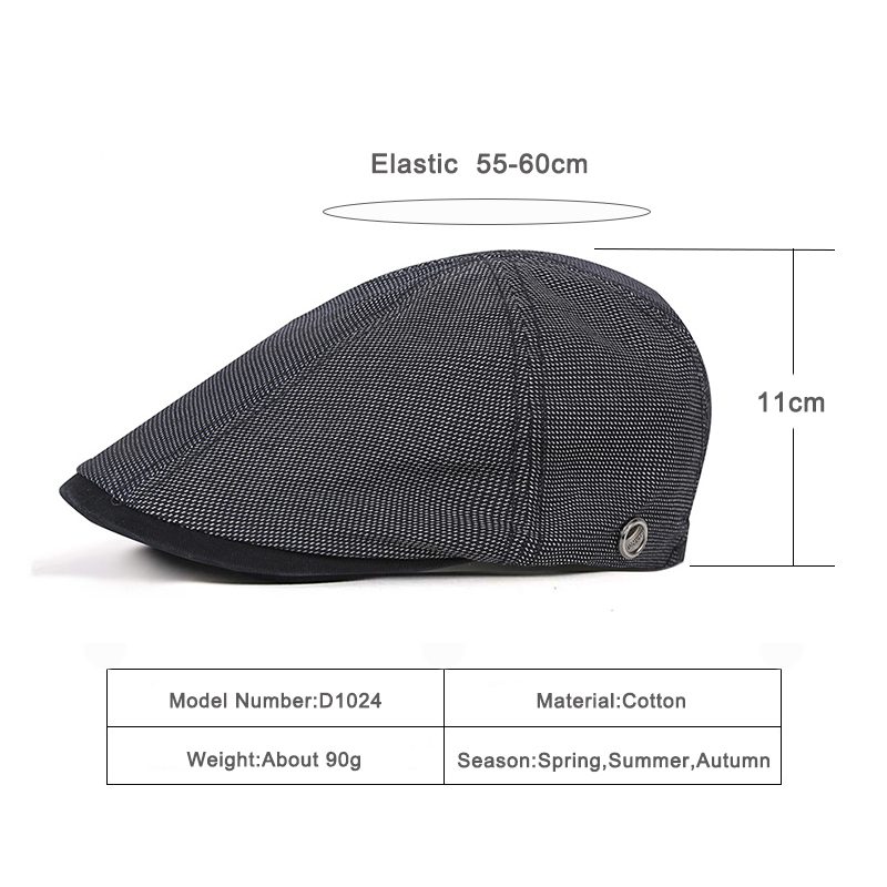 หมวกเบเร่ต์ผู้ชายสำหรับฤดูใบไม - Newsboy Cap Ivy บทวิจารณ์และราคา