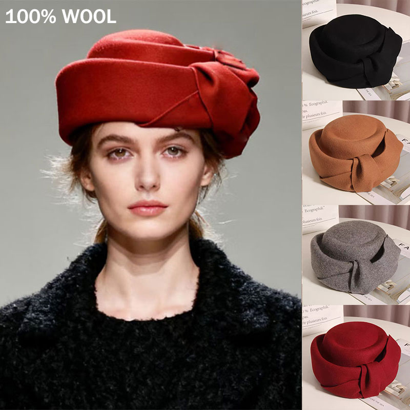 หมวกเบเร่ต์ผ้าขนสัตว์คลาสสิกแบ - Beret French Wool บทวิจารณ์และราคา